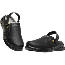 BENNON 0695010660-44 SLIPPER KLUMPA SB ESD, FEKETE (44)