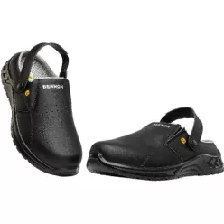 BENNON 0695010660-46 SLIPPER KLUMPA SB ESD, FEKETE (46)