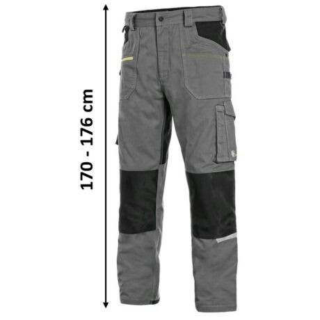 STRETCH RÖVIDÍTETT 102003471052  FÉRFI DEREKAS NADRÁG SZÜRKE 170-176 CM (52)