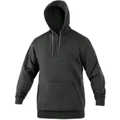 ARYN 152017780099-5XL FÉRFI KAPUCNIS PULÓVER, FEKETE (5XL)