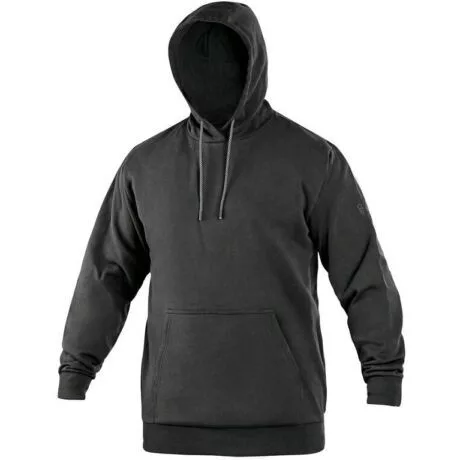 ARYN 152017780099-5XL FÉRFI KAPUCNIS PULÓVER, FEKETE (5XL)