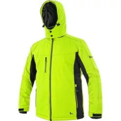   VEGAS 122001316092-S  BÉLELT SOFTSHELL FÉRFI KABÁT SÁRGA/FEKETE (S)