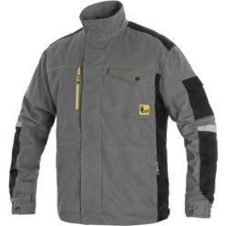 STRETCH 101002771068  FÉRFI KABÁT SZÜRKE/ FEKETE (68)