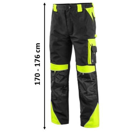 BRIGHTON 102003580248  FEKETE/SÁRGA DEREKAS NADRÁG RÖVIDÍTETT (48)