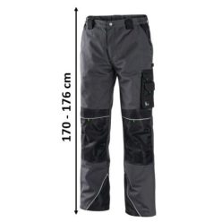   NIKOLAS 102003570856 DEREKAS NADRÁG SÖTÉTSZÜRKE/ZÖLD RÖVIDÍTETT (56)