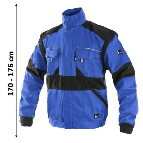 EDA 101003841150 RÖVIDÍTETT KABÁT, KÉK/FEKETE (50)