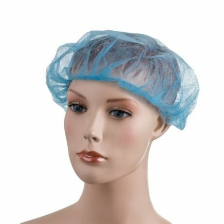 PD-BARET-B  EGYSZERHASZNÁLATOS HAJHÁLÓ KÉK - L (100db/csomag) (L)