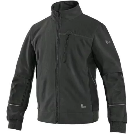 TEXAS 152013680095-XL FÉRFI CIPZÁRAS PULÓVER FEKETE (XL)