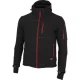 RUFUS 0693180060-L FEKETE/PIROS SOFTSHELL KABÁT (L)