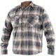 TIM 166013346542 FLANELING, PETROL/BÉZS 41/42 (41/42)