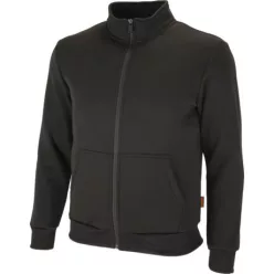 BENNON ADAMOS 0941170060-2XL FEKETE CIPZÁRAS PULÓVER (2XL)