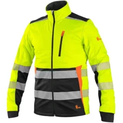 Payper benson softshell kabát sárga/ fekete s (s) munkaruházat – munkavédelem