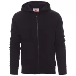   PAYPER PORTLAND 001212-0308/14000-2XL KAPUCNIS PULÓVER, FEKETE (2XL)