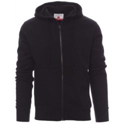   PAYPER PORTLAND 001212-0308/14000-3XL KAPUCNIS PULÓVER, FEKETE (3XL)