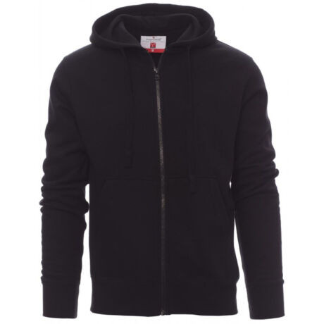 PAYPER PORTLAND 001212-0308/14000-3XL KAPUCNIS PULÓVER, FEKETE (3XL)