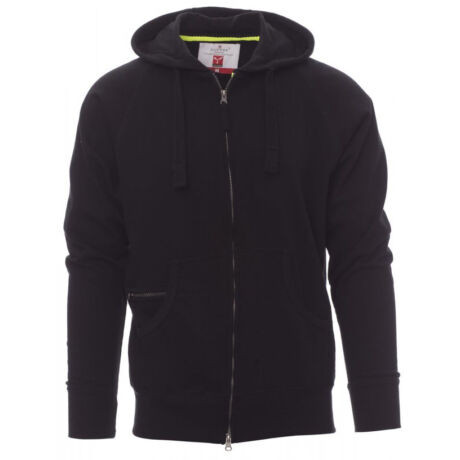 PAYPER HAWAII+ 001001-0341/14000-2XL FEKETE KAPUCNIS PULÓVER (2XL)