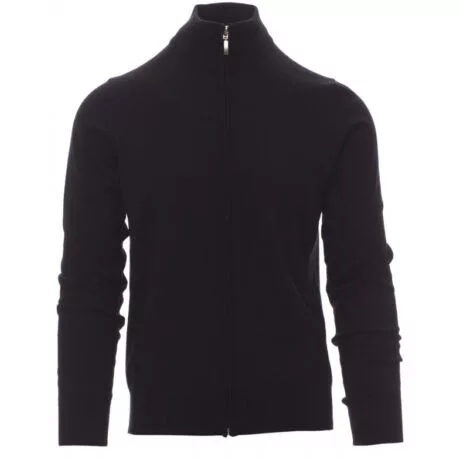 PAYPER BOARDING 000297-0081/14000-S CIPZÁRAS PULÓVER, FEKETE (S)