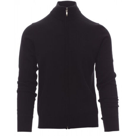 PAYPER BOARDING 000297-0081/14000-2XL CIPZÁRAS PULÓVER, FEKETE (2XL)