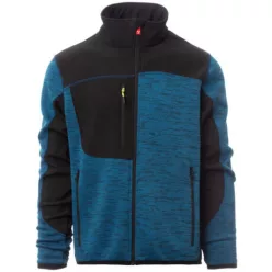   PAYPER TRAVEL S00740-0103/08072-2XL CIPZÁRAS PULÓVER, KÉK/FEKETE (2XL)