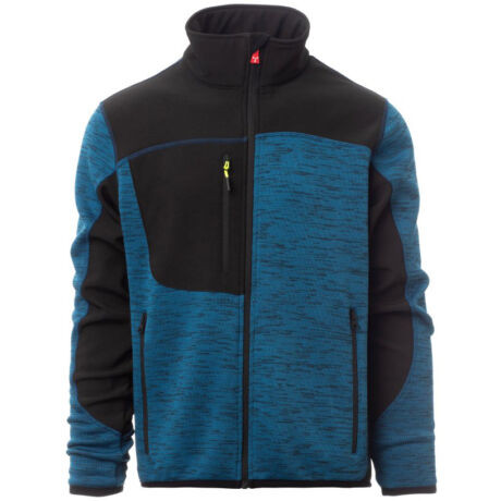 PAYPER TRAVEL S00740-0103/08072-3XL CIPZÁRAS PULÓVER, KÉK/FEKETE (3XL)