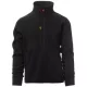 PAYPER TRAVEL S00740-0103/14018-3XL CIPZÁRAS PULÓVER, FEKETE/FEKETE (3XL)