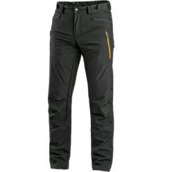   CXS AKRON 1430004816-52 FÉRFI SOFTSHELL NADRÁG, FEKETE/HV SÁRGA/NARANCS (52)