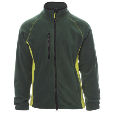 PAYPER ASPEN+ 001004-0069/07010-3XL CIPZÁRAS POLÁR PULÓVER, ZÖLD/ZÖLD (3XL)