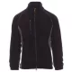 PAYPER ASPEN+ 001004-0069/14023-4XL CIPZÁRAS POLÁR PULÓVER, FEKETE/SZÜRKE (4XL)