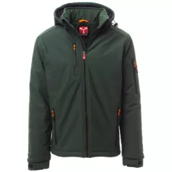   PAYPER CREEK PAD S00330-0489/07057-4XL BÉLELT SOFTSHELL KABÁT ERDŐZÖLD/FEKETE (4XL)