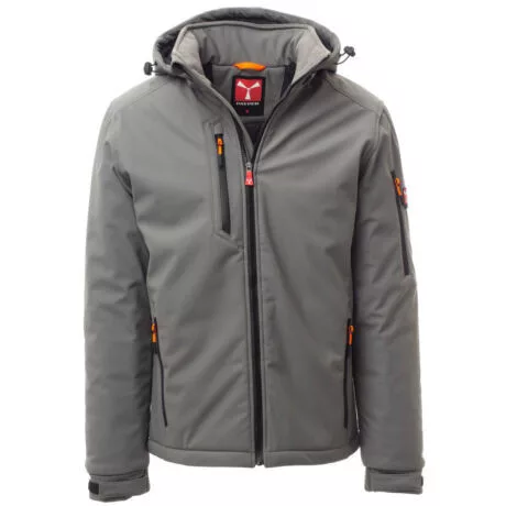 PAYPER CREEK PAD S00330-0489/13010-S BÉLELT SOFTSHELL KABÁT SZÜRKE/FEKETE (S)
