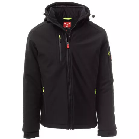 PAYPER CREEK PAD S00330-0489/14018-L BÉLELT SOFTSHELL KABÁT FEKETE/FEKETE (L)