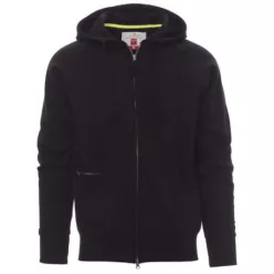   PAYPER DALLAS+ 000021-0001/14000-S KAPUCNIS PULÓVER, FEKETE (S)