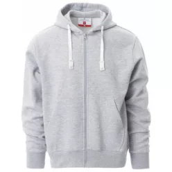   PAYPER PORTLAND MELANGE 001212-P076/13001-XS KAPUCNIS PULÓVER, SZÜRKE (XS)