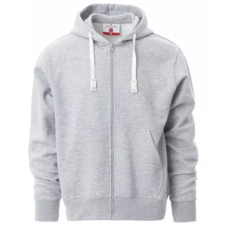 PAYPER PORTLAND MELANGE 001212-P076/13001-XS KAPUCNIS PULÓVER, SZÜRKE (XS)