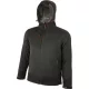 NORTOS 0974170062-3XL SZÜRKE/FEKETE BÉLELT KAPUCNIS PULÓVER (3XL)