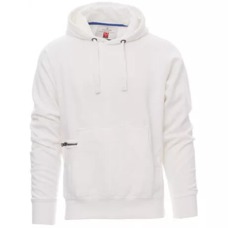 PAYPER ATLANTA+ 000019-0001/00000-3XL FEHÉR KAPUCNIS PULÓVER (3XL)
