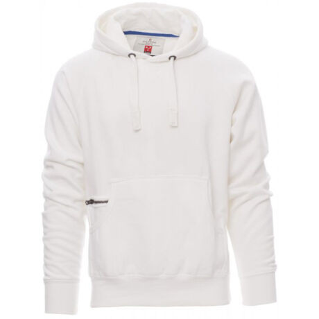 PAYPER ATLANTA+ 000019-0001/00000-5XL FEHÉR KAPUCNIS PULÓVER (5XL)
