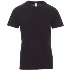   PAYPER PRINT 001048-0311/14000-2XL KÖRNYAKAS PÓLÓ, FEKETE (2XL)