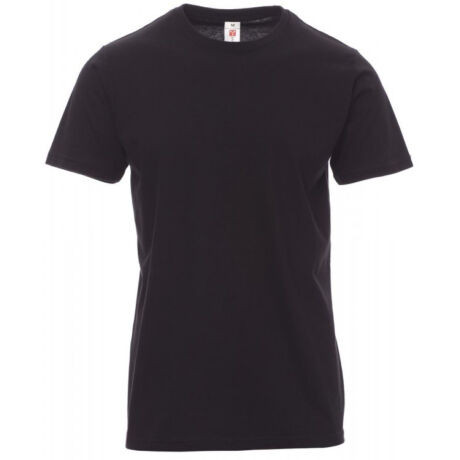 PAYPER PRINT 001048-0311/14000-4XL KÖRNYAKAS PÓLÓ, FEKETE (4XL)