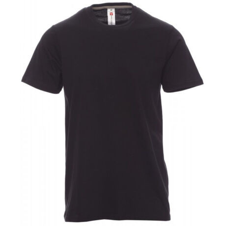 PAYPER SUNSET 000101-0030/14000-5XL KÖRNYAKAS PÓLÓ, FEKETE (5XL)