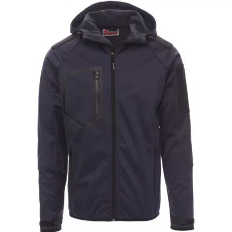PAYPER EXTREME 000446-0102/08020-L SOFTSHELL KABÁT, NAVY/FEKETE (L)