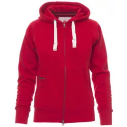  PAYPER DALLAS+ LADY 000406-0001/03000-XS NŐI KAPUCNIS PULÓVER, PIROS (XS)