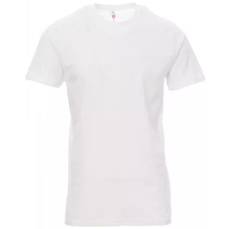 PAYPER PRINT 001048-0311/00000-XL KÖRNYAKAS PÓLÓ, FEHÉR (XL)
