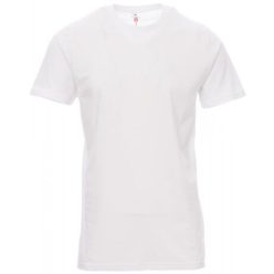   PAYPER PRINT 001048-0311/00000-5XL KÖRNYAKAS PÓLÓ, FEHÉR (5XL)