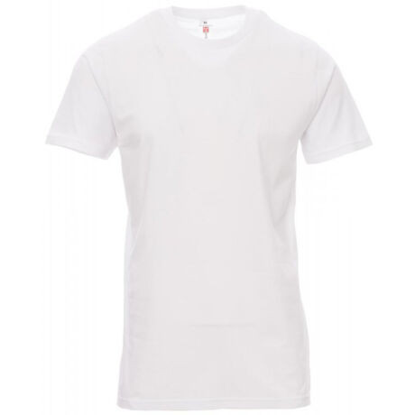 PAYPER PRINT 001048-0311/00000-5XL KÖRNYAKAS PÓLÓ, FEHÉR (5XL)