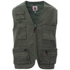   PAYPER POCKET 000187-0054/07035-XL CIPZÁRAS MELLÉNY, KATONAI ZÖLD (XL)