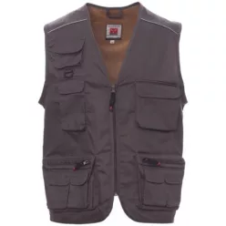   PAYPER POCKET 000187-0054/13007-XL CIPZÁRAS MELLÉNY, FÜSTSZÜRKE (XL)