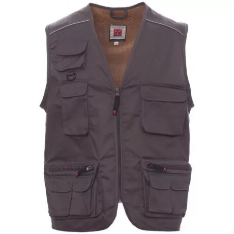 PAYPER POCKET 000187-0054/13007-XL CIPZÁRAS MELLÉNY, FÜSTSZÜRKE (XL)