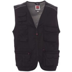   PAYPER POCKET 000187-0054/14000-2XL CIPZÁRAS MELLÉNY, FEKETE (2XL)