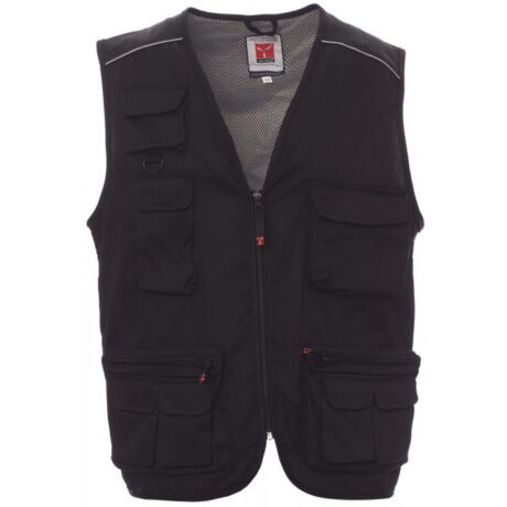 PAYPER POCKET 000187-0054/14000-2XL CIPZÁRAS MELLÉNY, FEKETE (2XL)